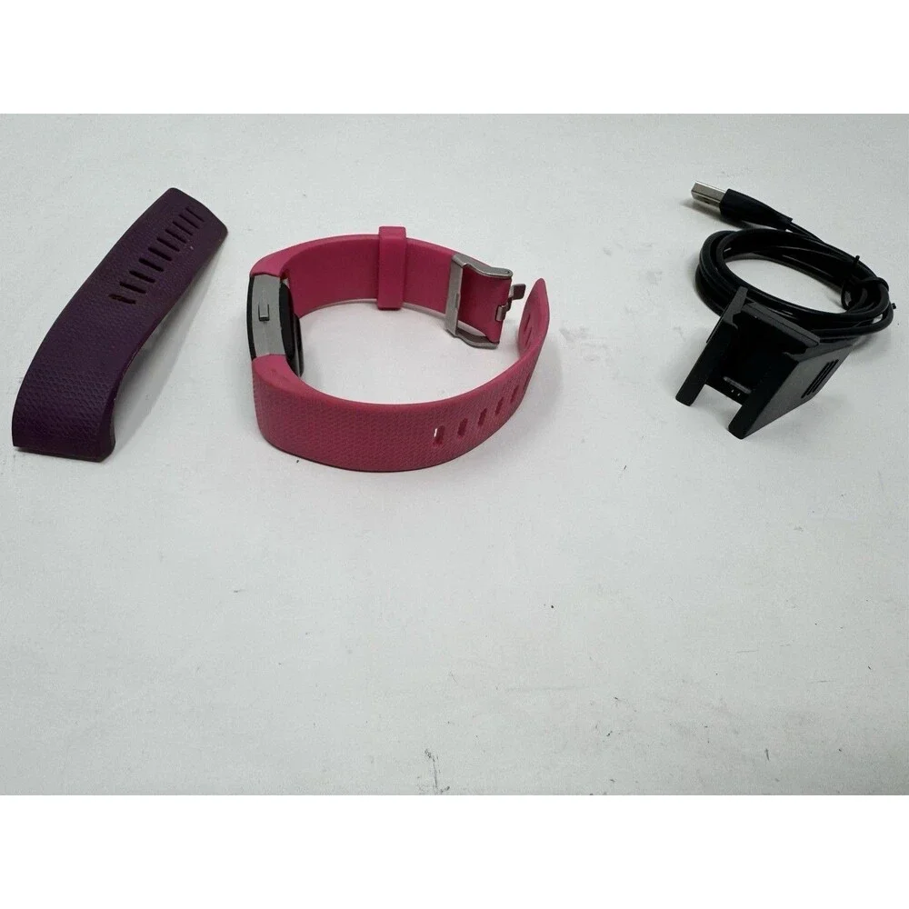 Fitbit Charge 2 FB407 Activity Fitness Tracker - 2 Bands